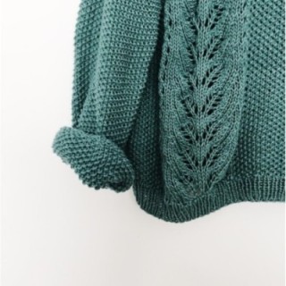 ChillStyle Gray Fair Isle Turtleneck with Button Detail