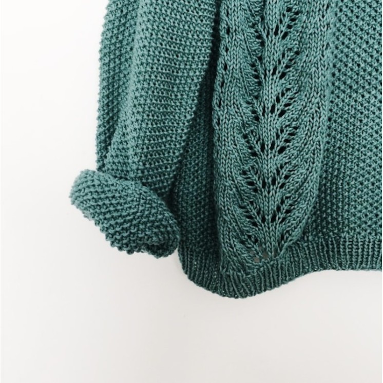 ChillStyle Gray Fair Isle Turtleneck with Button Detail